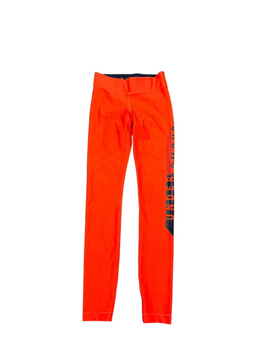 Under Armour Heathear Compression leggings Neon Orange women’s SzS Athletic